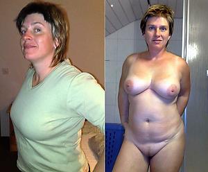 beautiful girls dressed and undressed