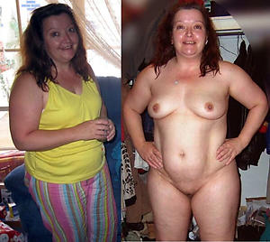 incongruous dressed undressed wife