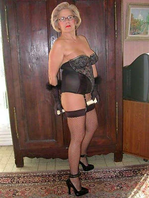 old women in lingerie