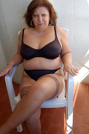 gorgeous old women in lingerie