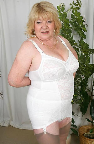 older battalion wearing lingerie hot porn glaze