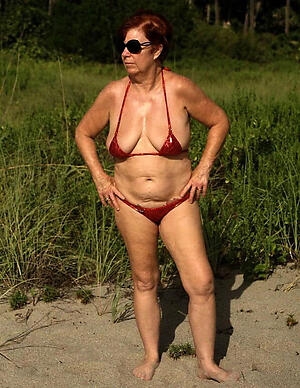 sexy bikini older body of men love posing nude