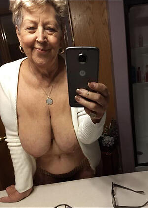 in the altogether granny selfshot