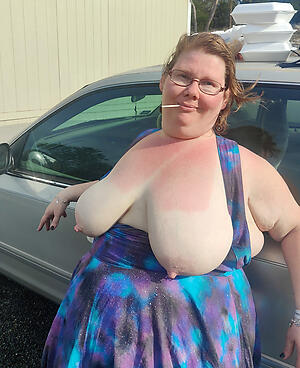 titillating older boobs homemade picture