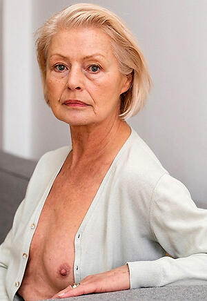 remarkable older column about small tits poses naked