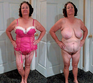 sexy dressed just about to undress granny homemade picture